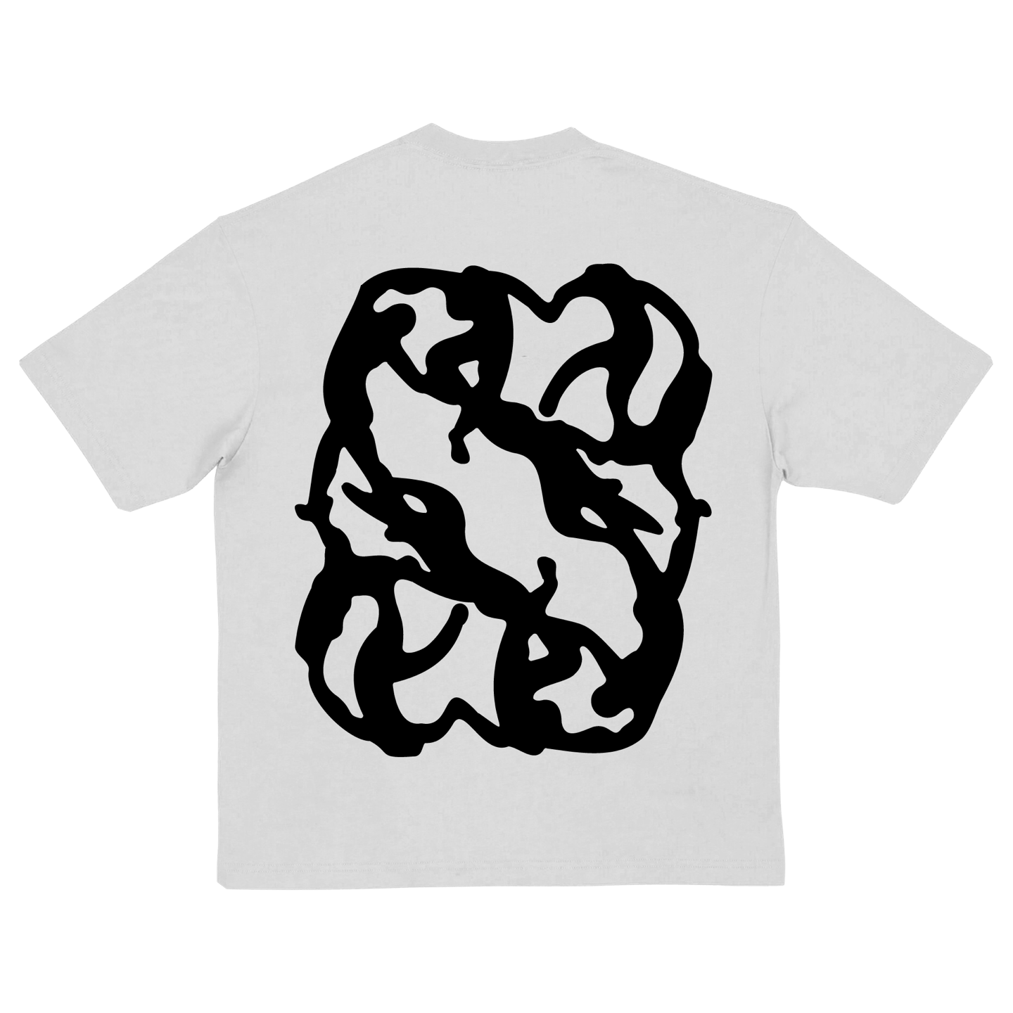 White Logo Tee