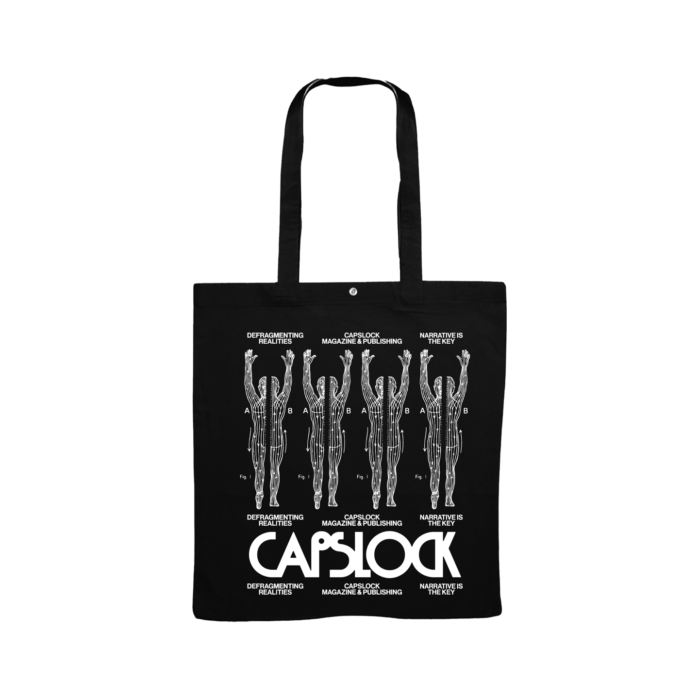 Black Narrative Tote Bag